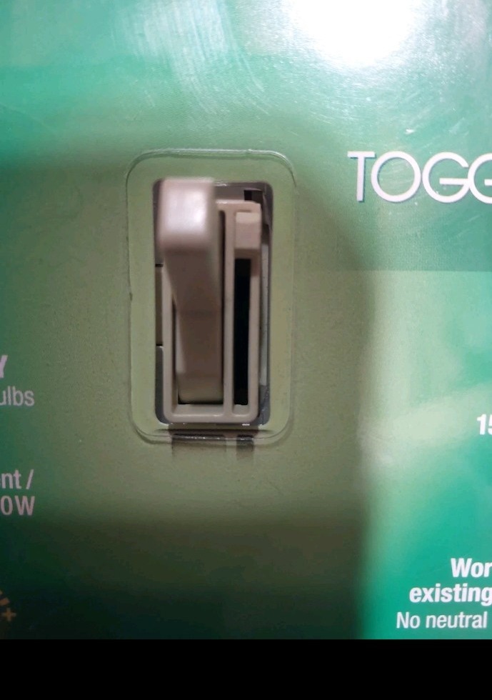 Lutron Electronics TGCL-153PH-IV On/Off Wall Switch - Ivory Toggler Dimmer — HHCResell item photo 5